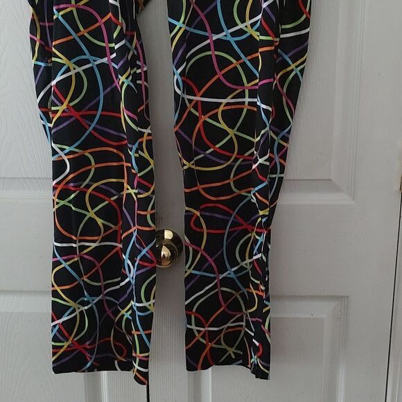 Loudmouth Technicolor Dream Men's Golf Pant Black w/ multicolor Sz 40x34L NWOT - Picture 2 of 8